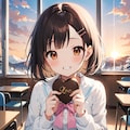 バレンタイン女子２🍫✨（ちちぷい生成機能アンバサダー🍞🥐🥖） 4枚目