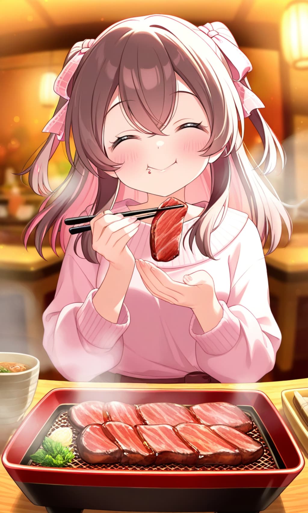 2月9日肉の日・デリシャスマイル～！ゆいちゃん。