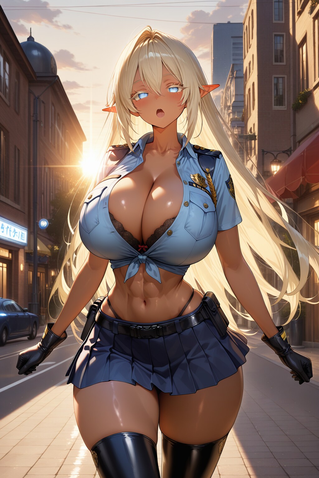 異世界から来たエルフ婦警