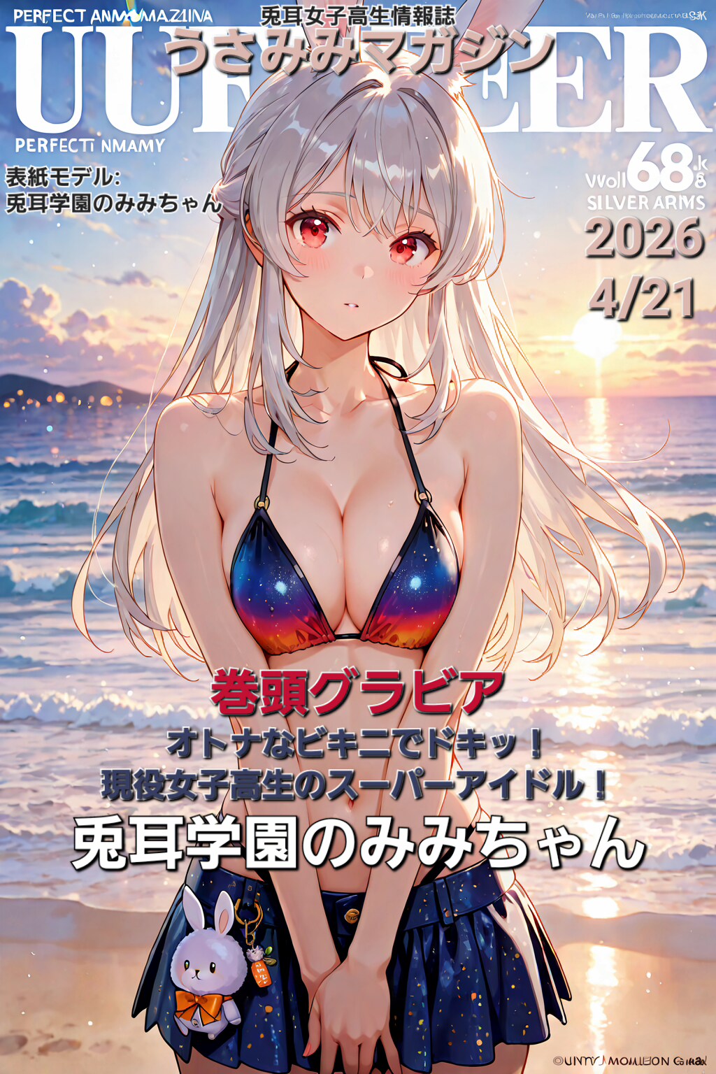 兎耳女子高生情報誌「うさみみマガジン」BONSAI特別号📕✨