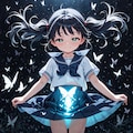 glowing butterflies 2枚目