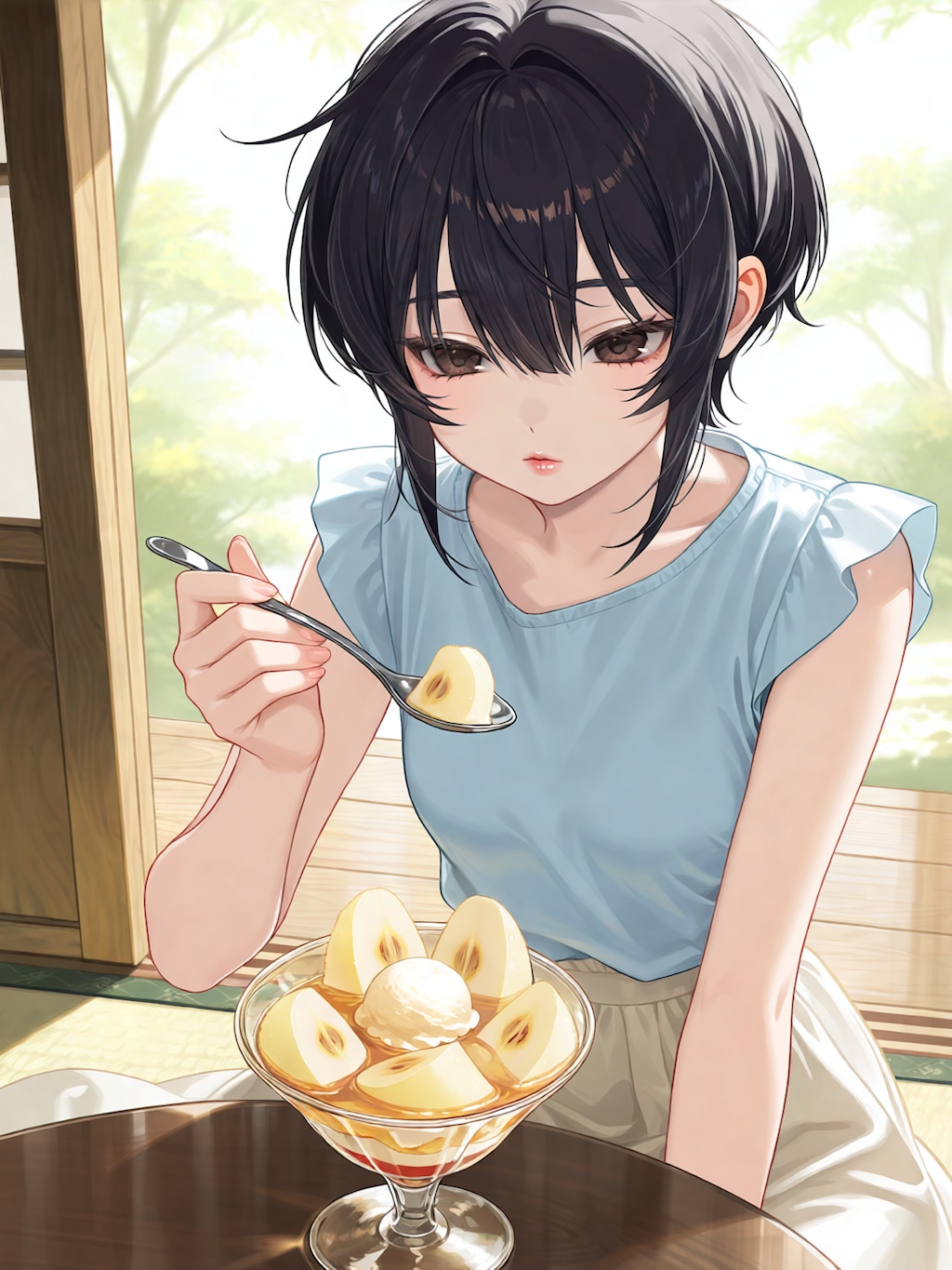 梨のコンポート