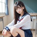 ギリギリ見せない女子高生 3枚目