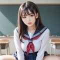 ギリギリ見せない女子高生 4枚目