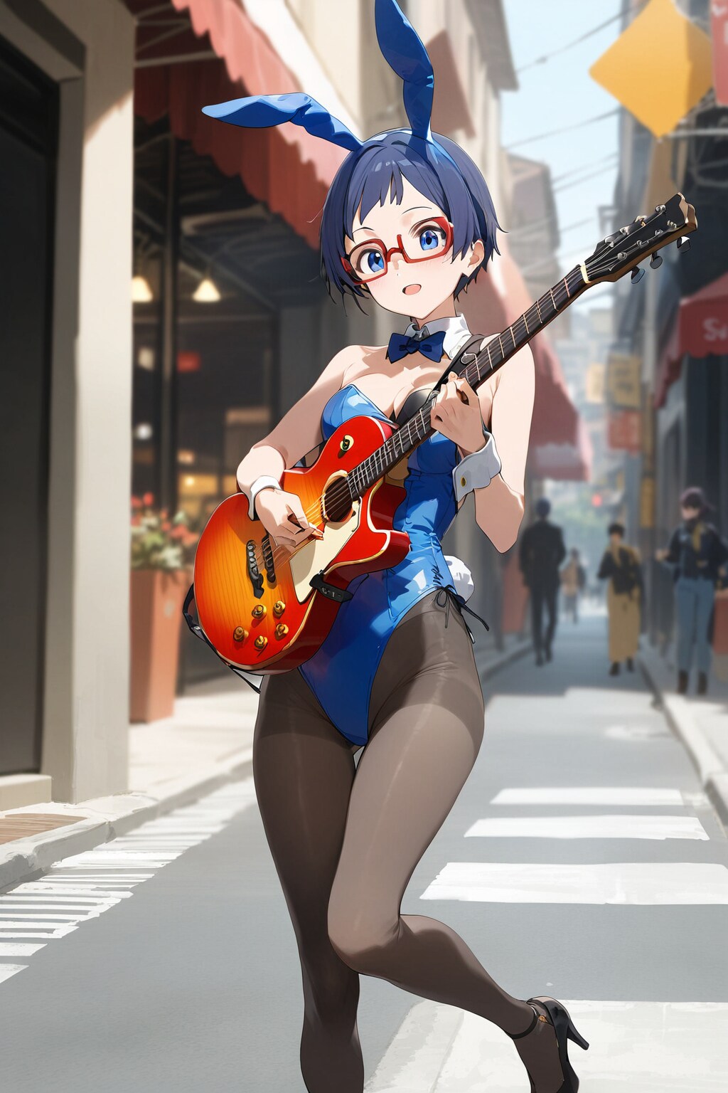 ストリートミュージシャン | の人気AIイラスト・グラビア