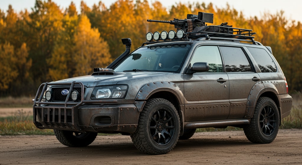 スバルフォレスター軍用車