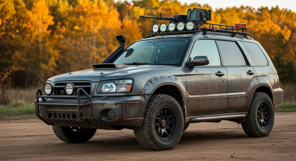 スバルフォレスター軍用車