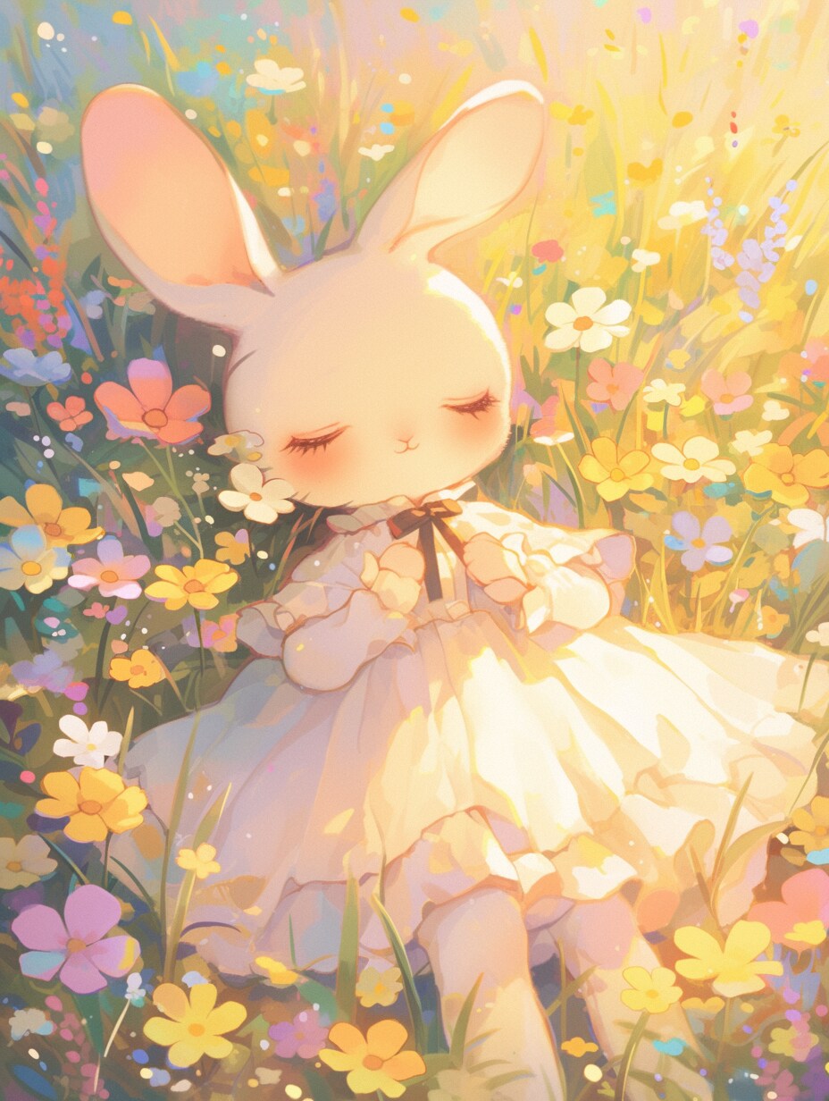 眠りうさぎ