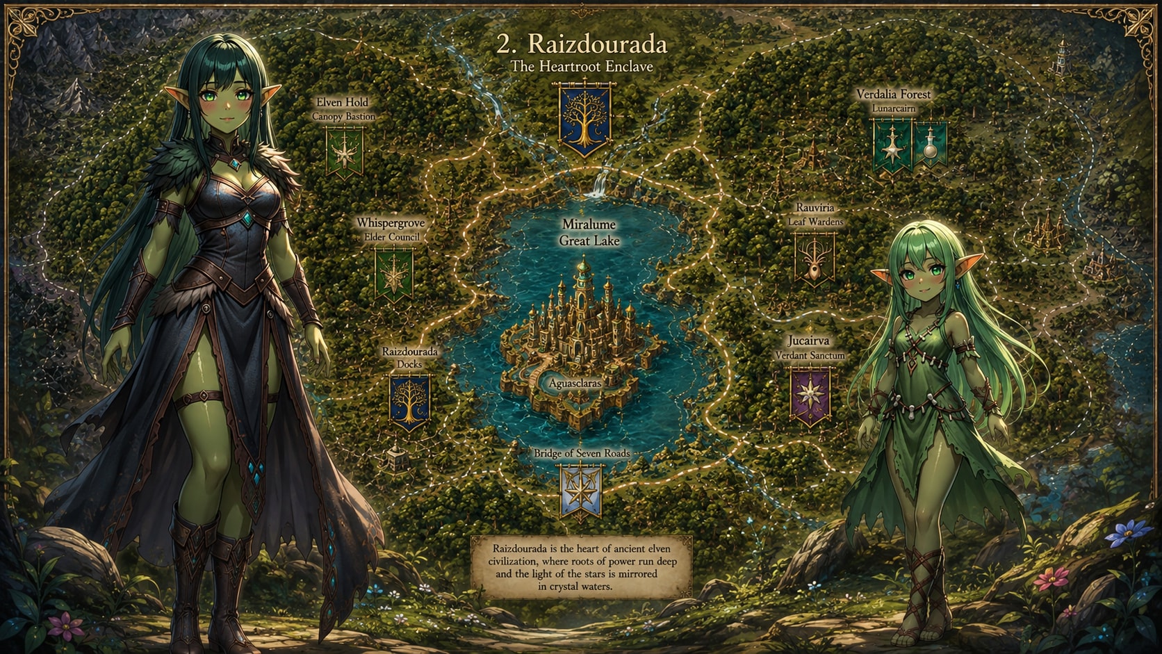 World Asterra, Goldenroot | の人気AIイラスト・グラビア