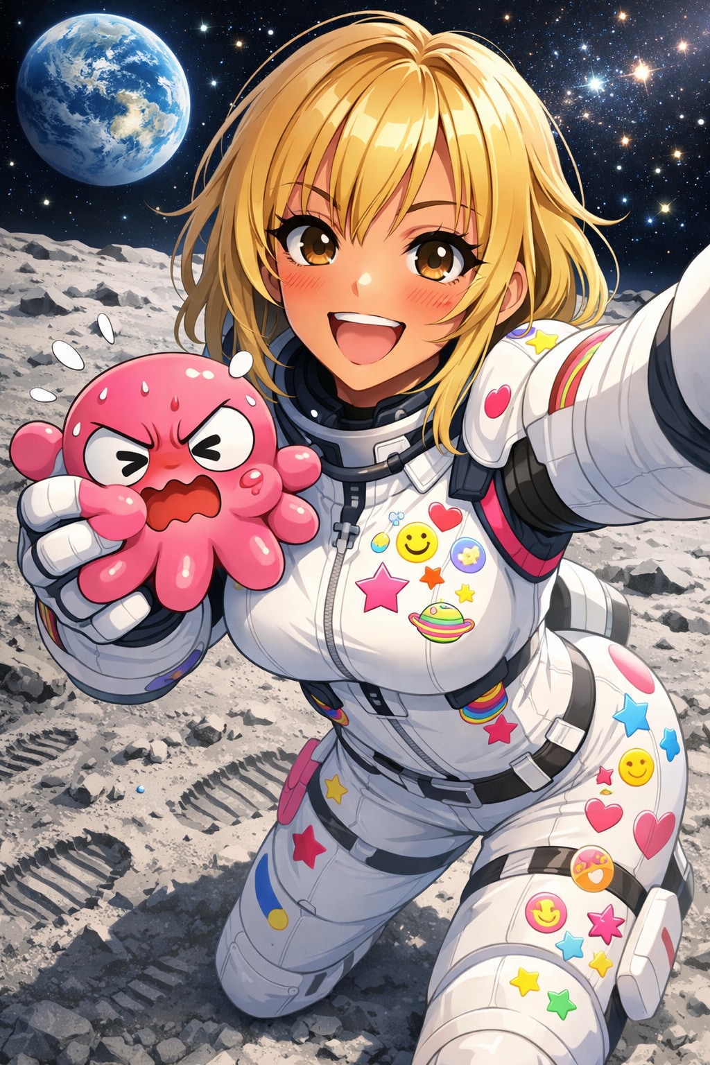 月で見つけたマブダチ！