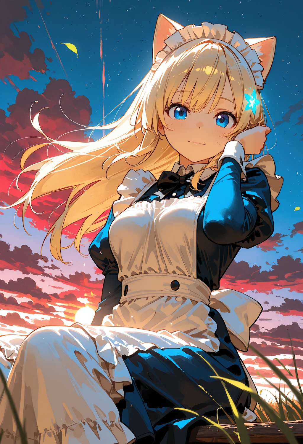 夕焼け　ルミナ
