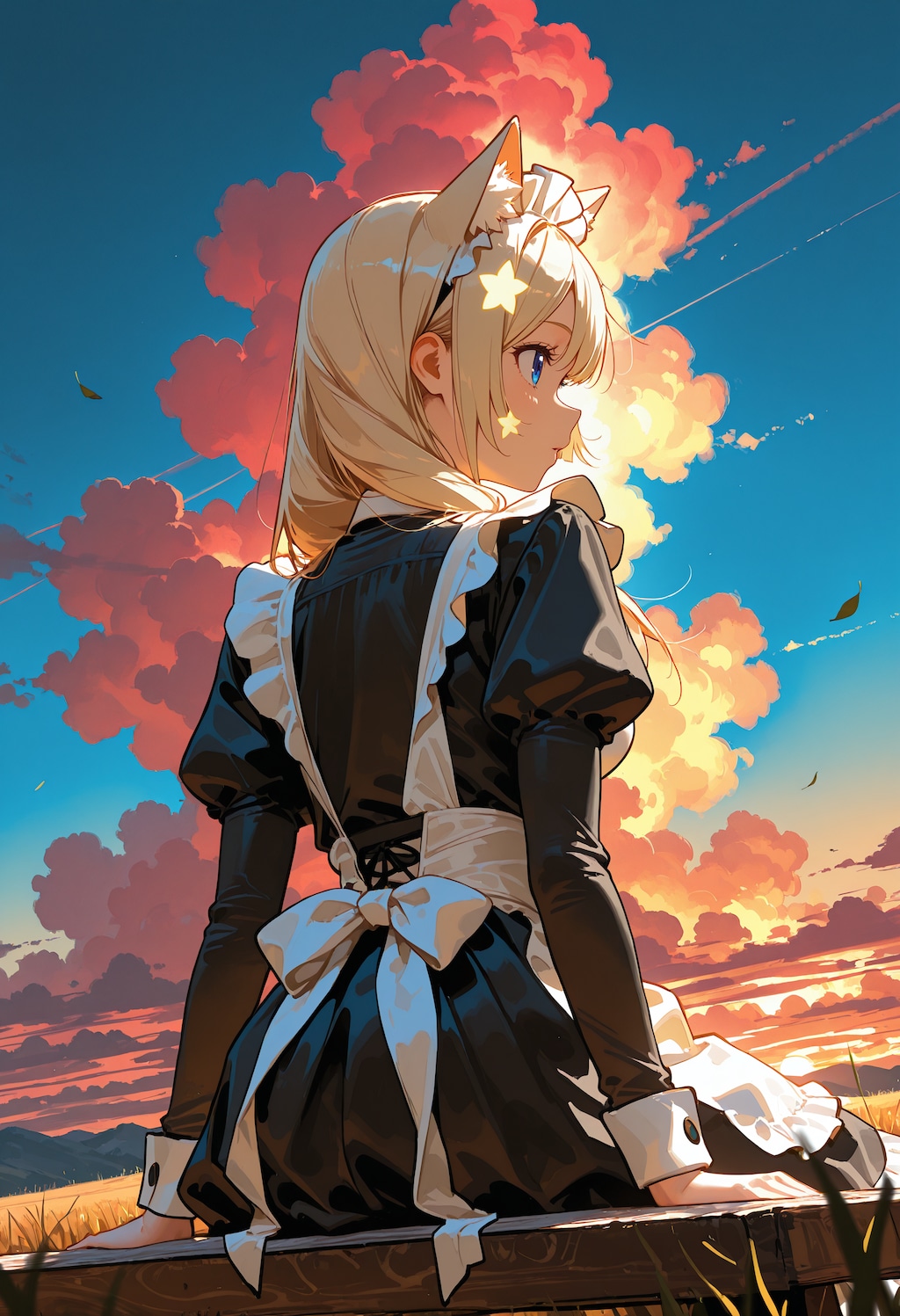 夕焼け　ルミナ