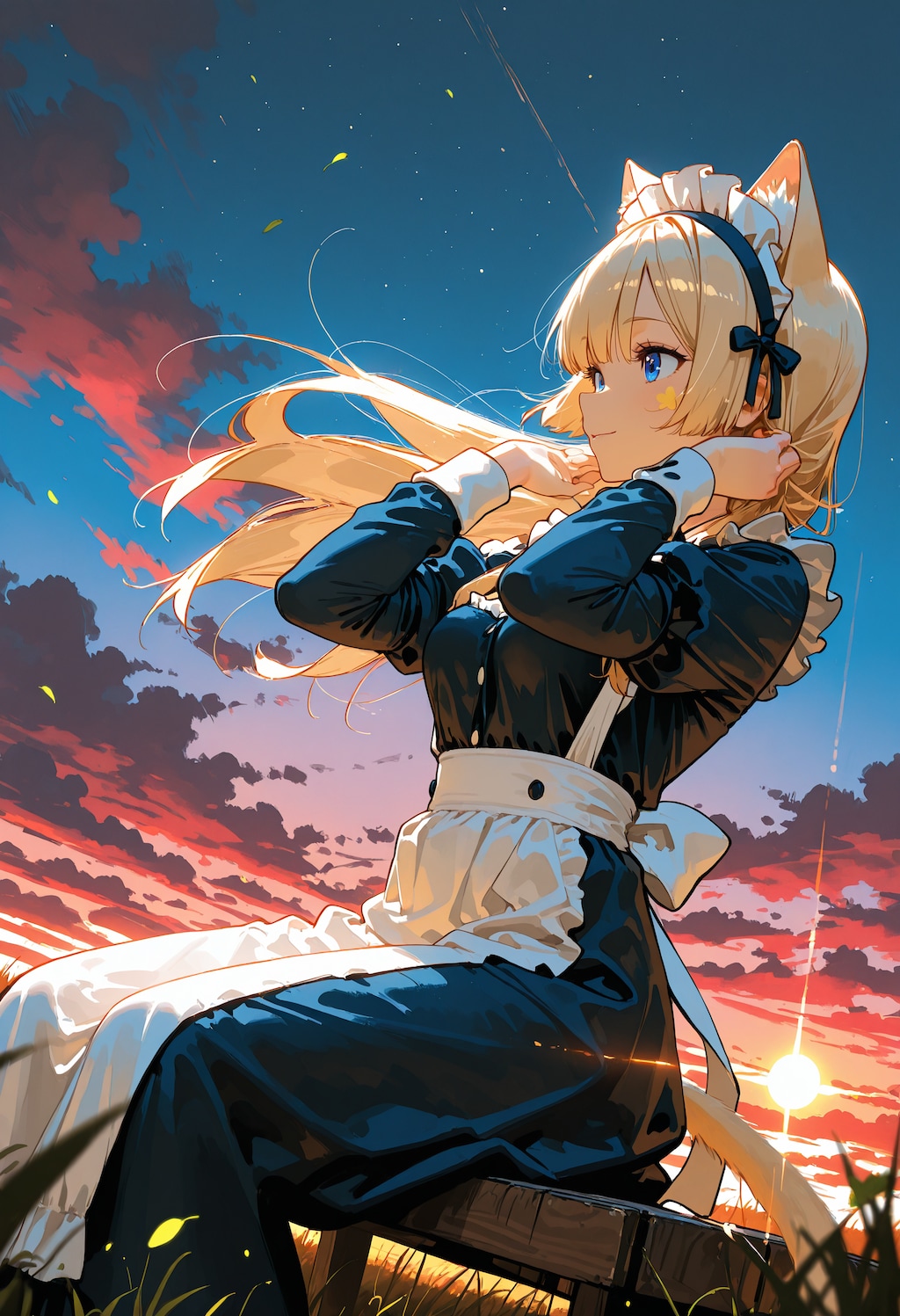 夕焼け　ルミナ