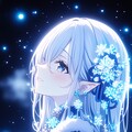 雪の幻花とエルフの少女 9枚目