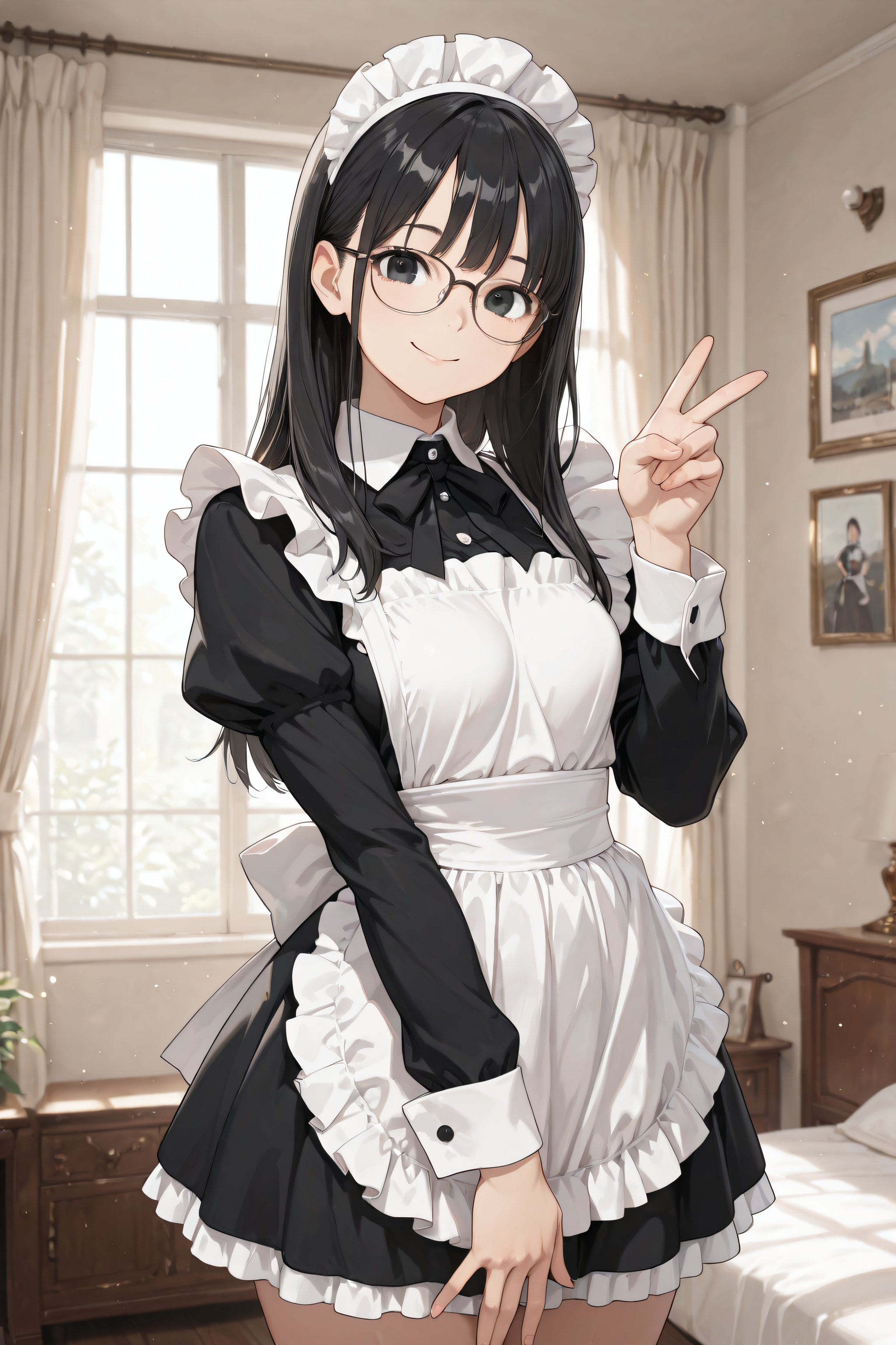 メイドちゃんの２コマ練習
