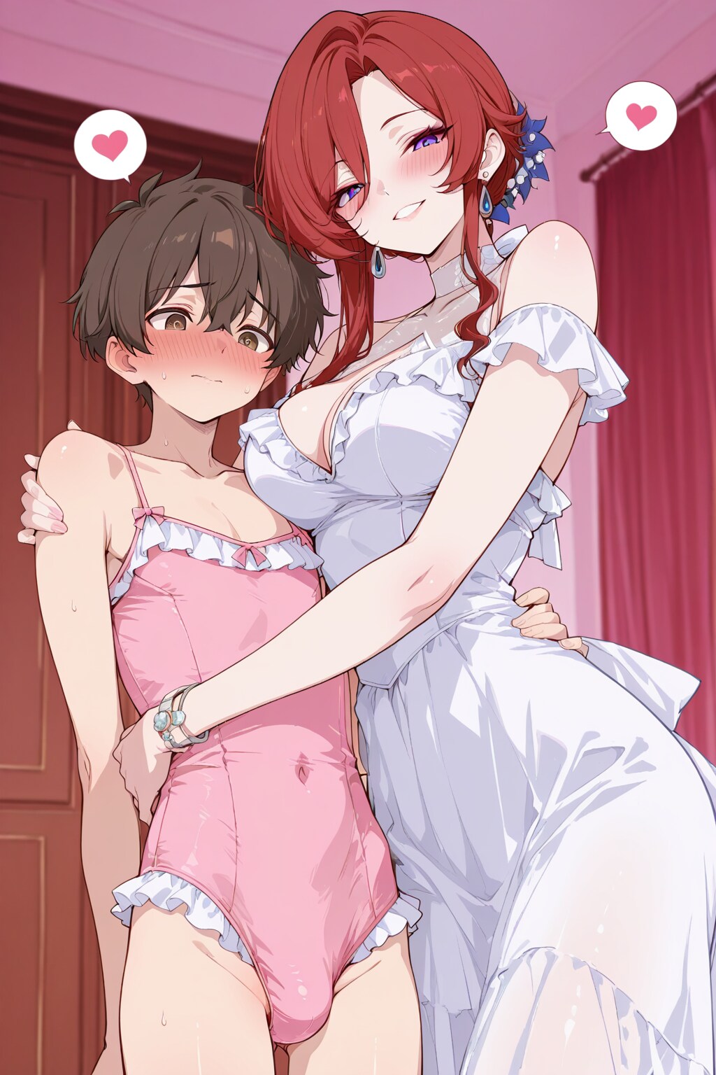 お嬢様にお願いされて…