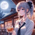 月見酒 香澄さんver. 2枚目