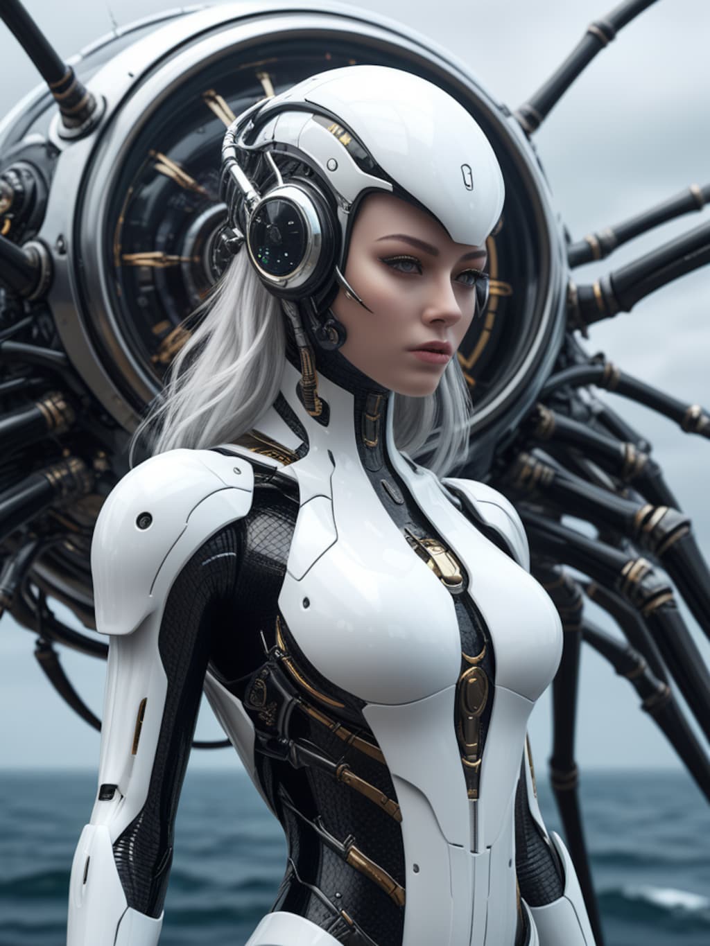 cosmic android & spider machine