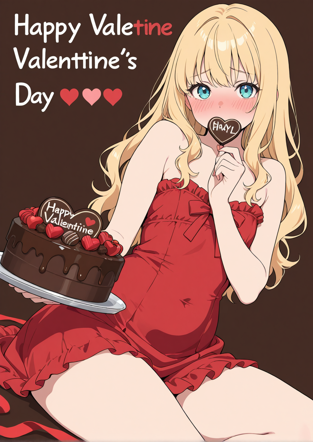チョコ色
