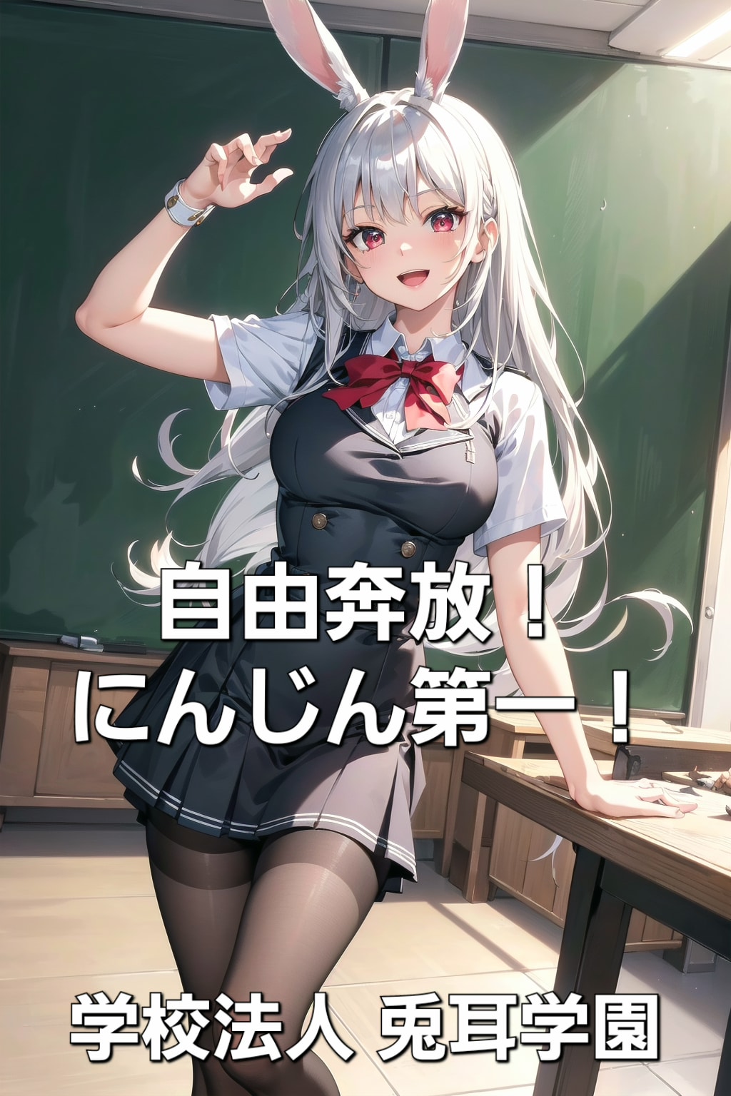 兎耳学園のキャッチコピーなのです🐰✨