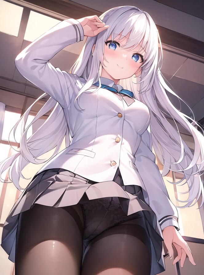 下から