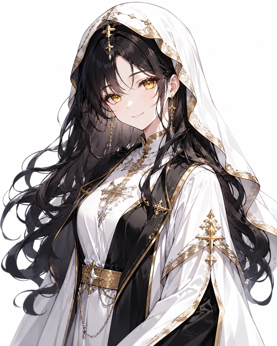 白と黒の聖女とその差分 | の人気AIイラスト・グラビア