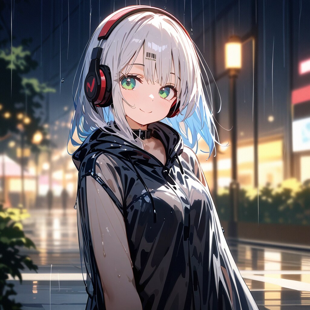 銀髪緑眼 | の人気AIイラスト・グラビア