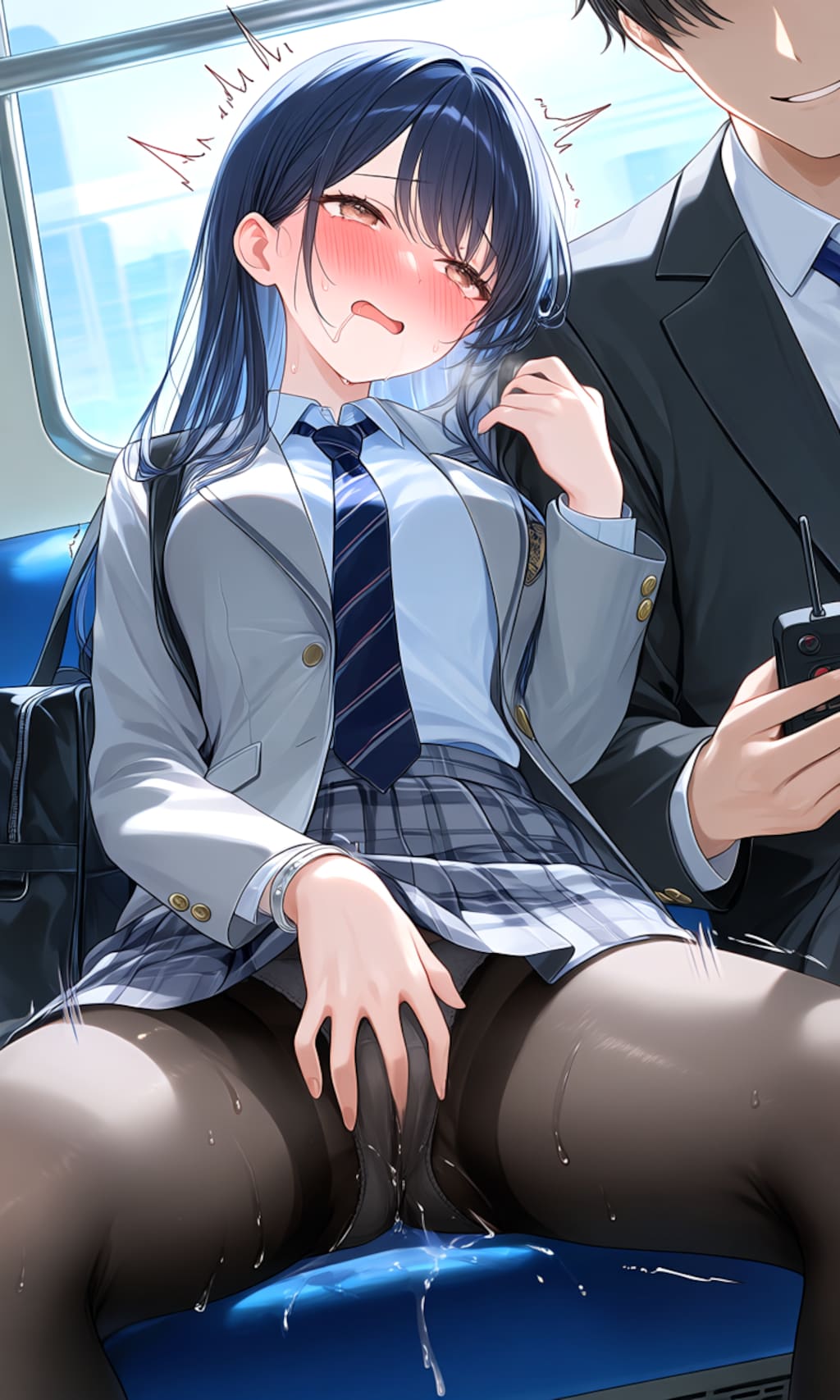 電車で何かに耐える⑤