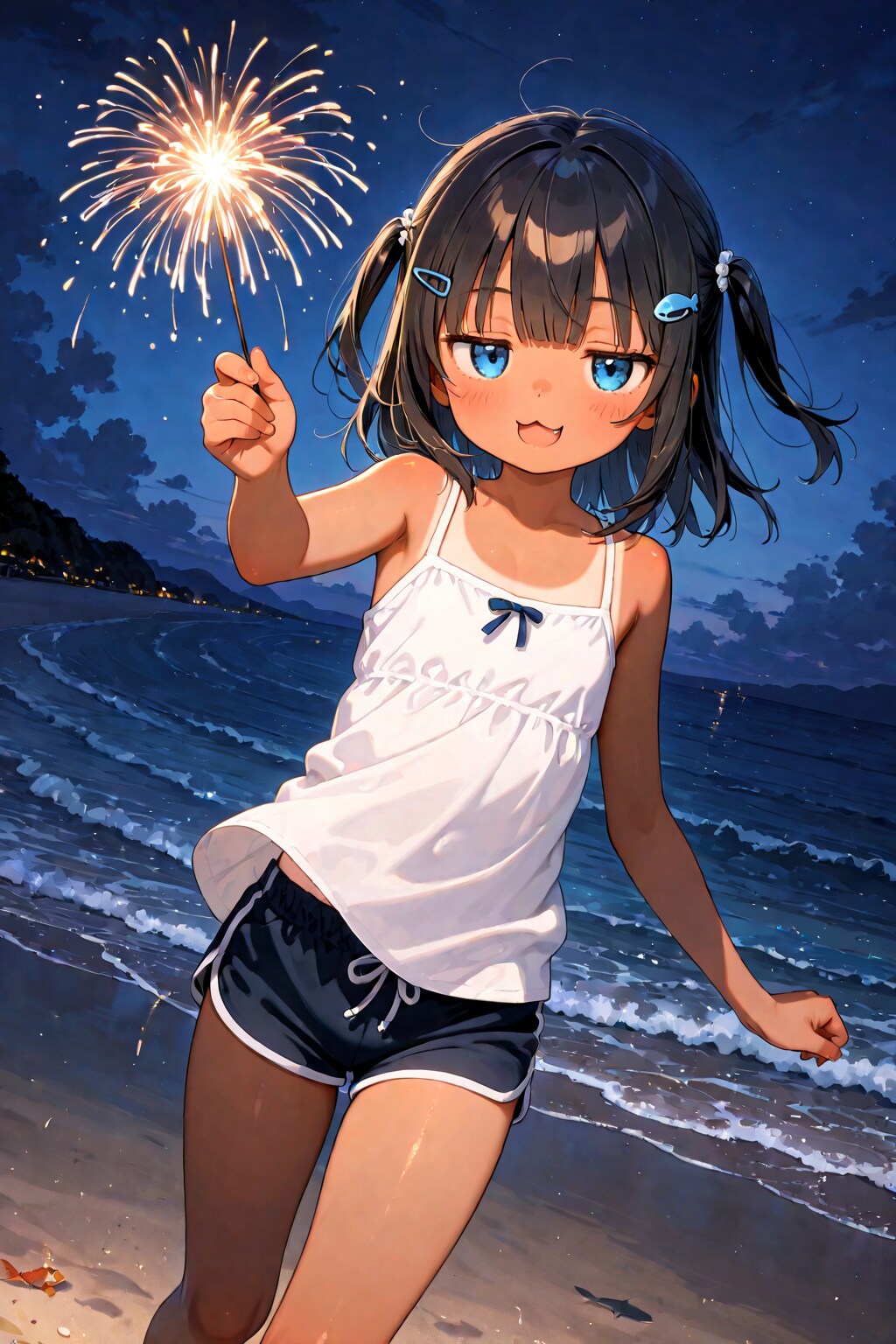 花火で遊ぶときは安全に気を付けて楽しく遊びましょう