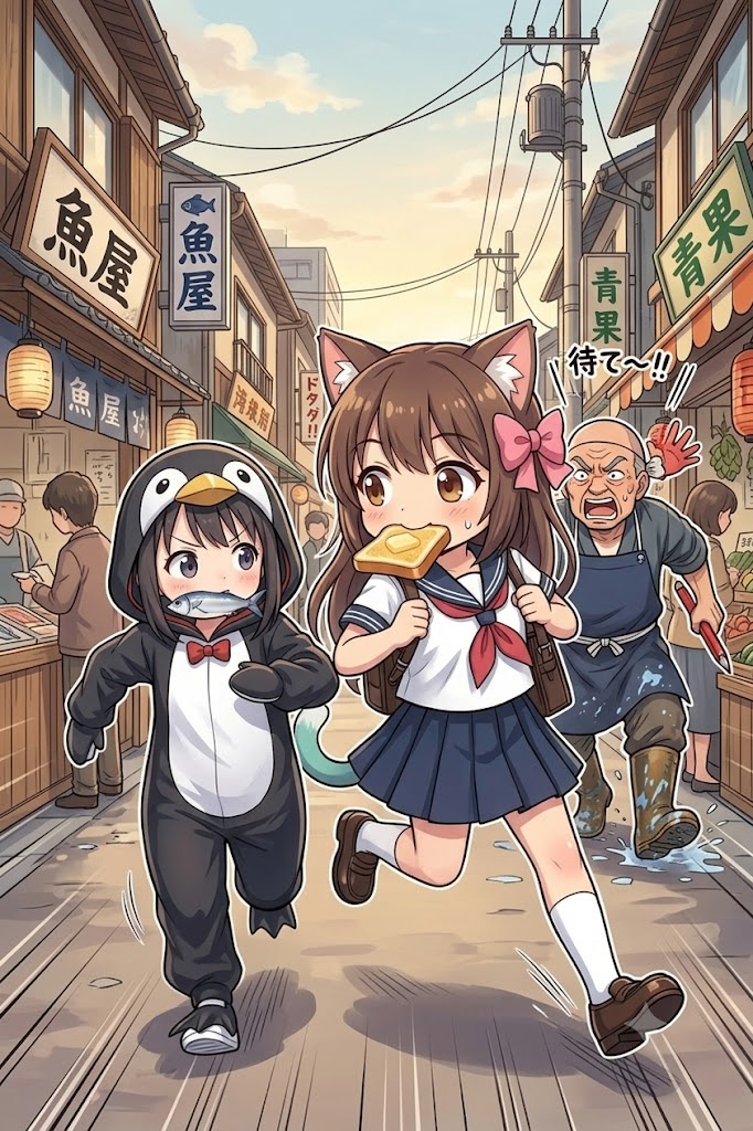 おさかなランニング？