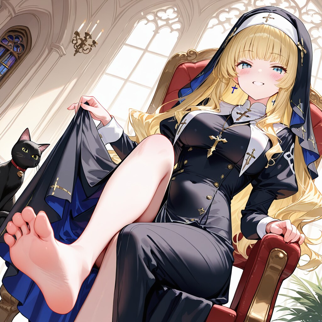 脚見せラべリアちゃん