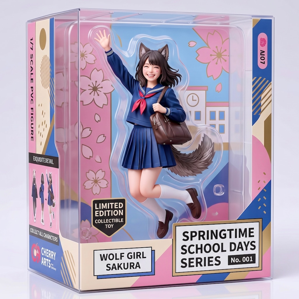 3Dフィギュア『人狼少女SAKURA』