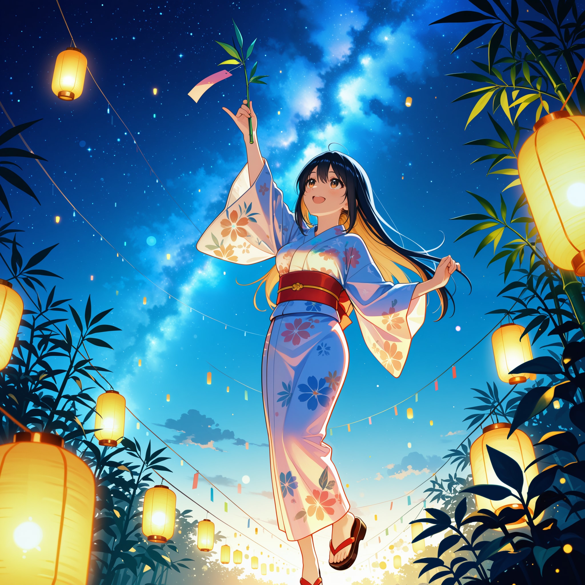 七夕の空