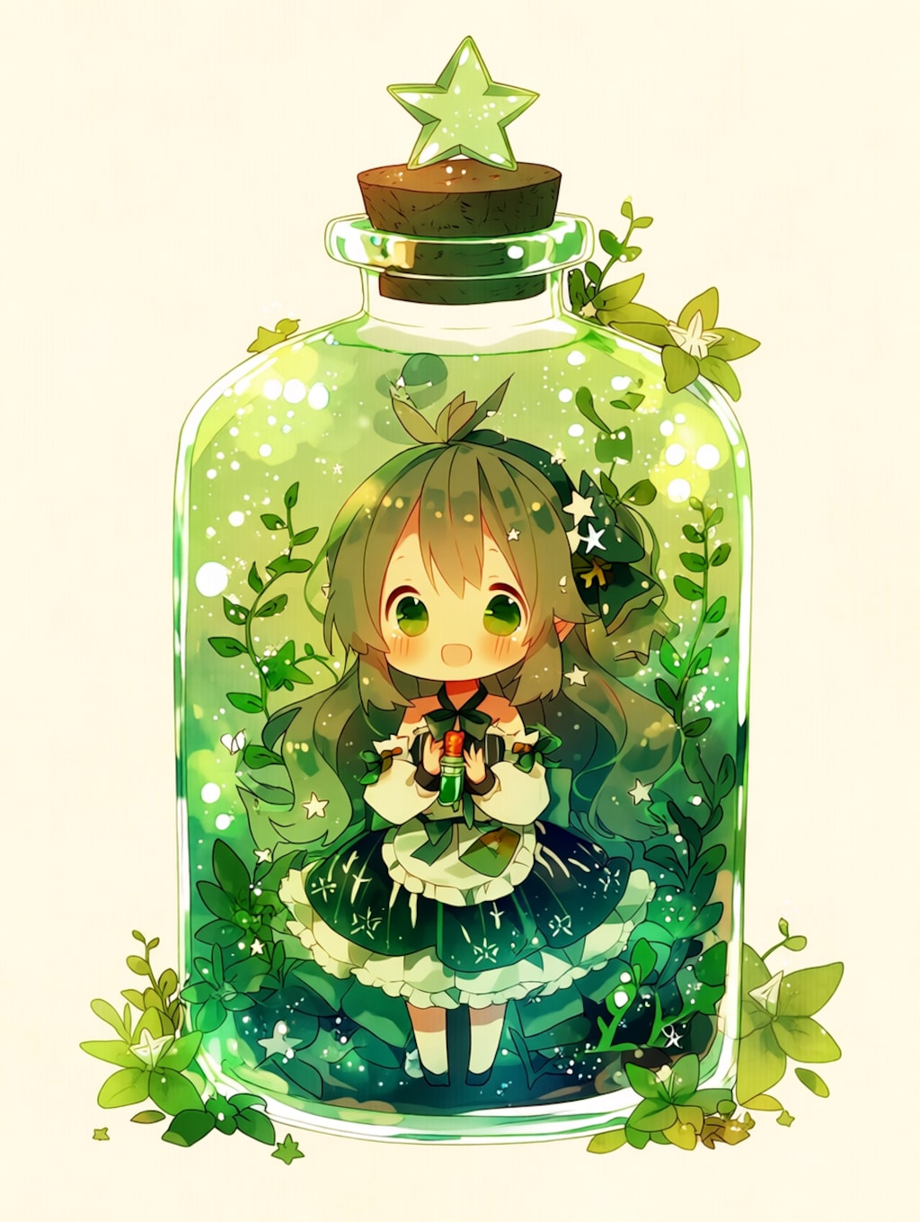 「瓶詰の少女」碧65