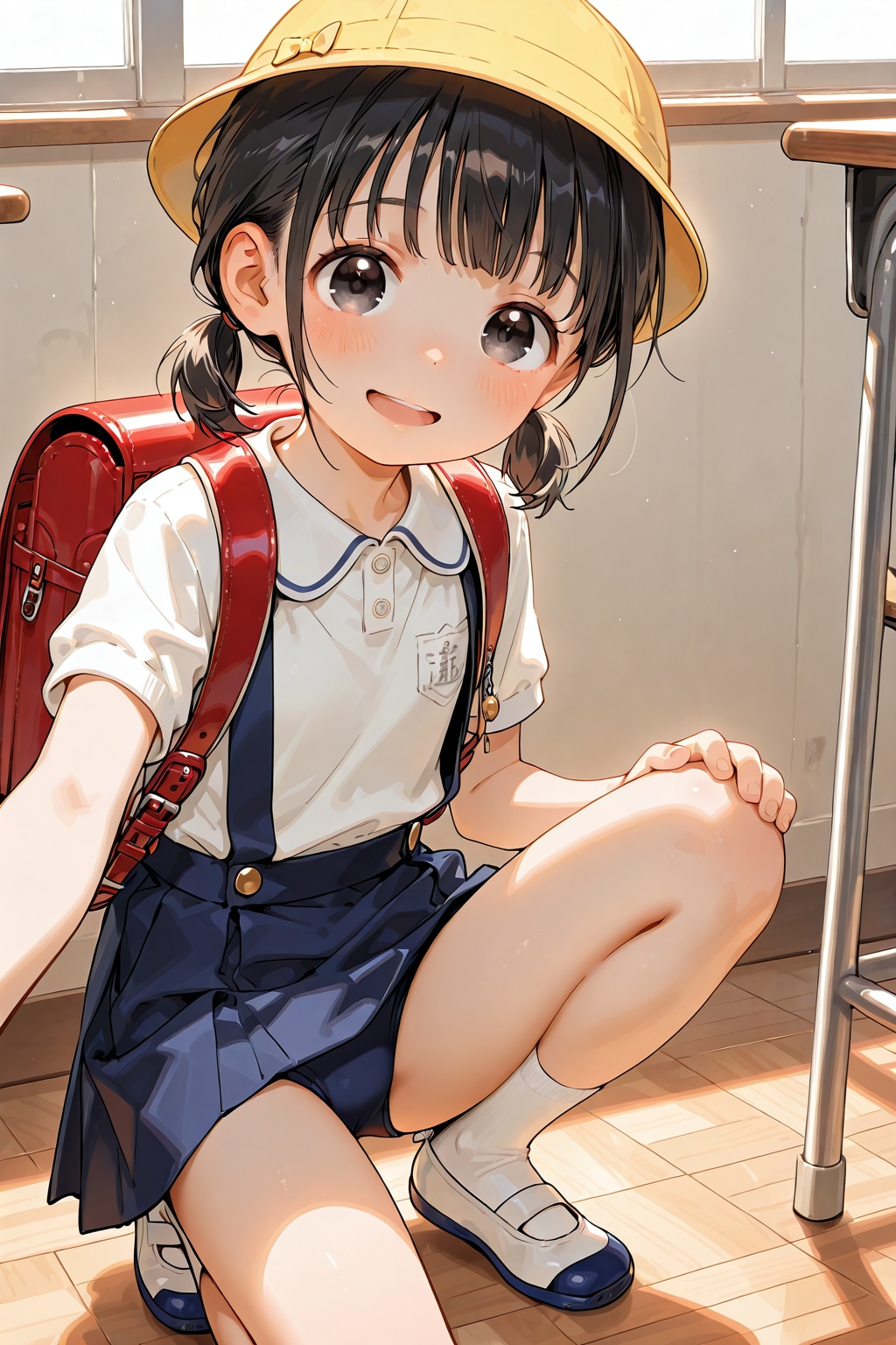 yellow school hat