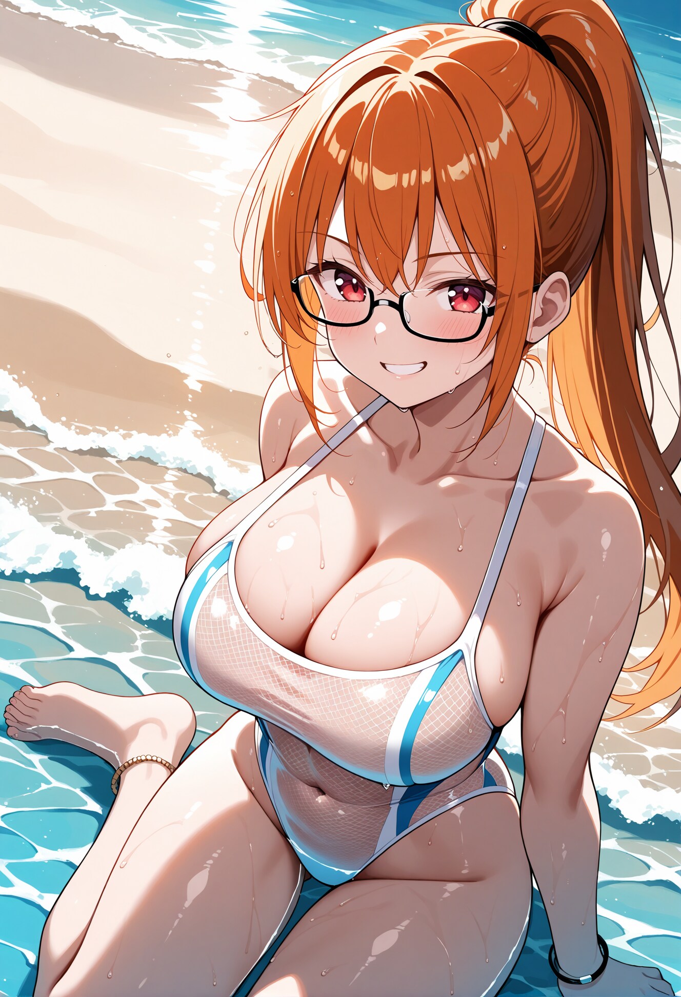 【今日の腹筋】メッシュ水着