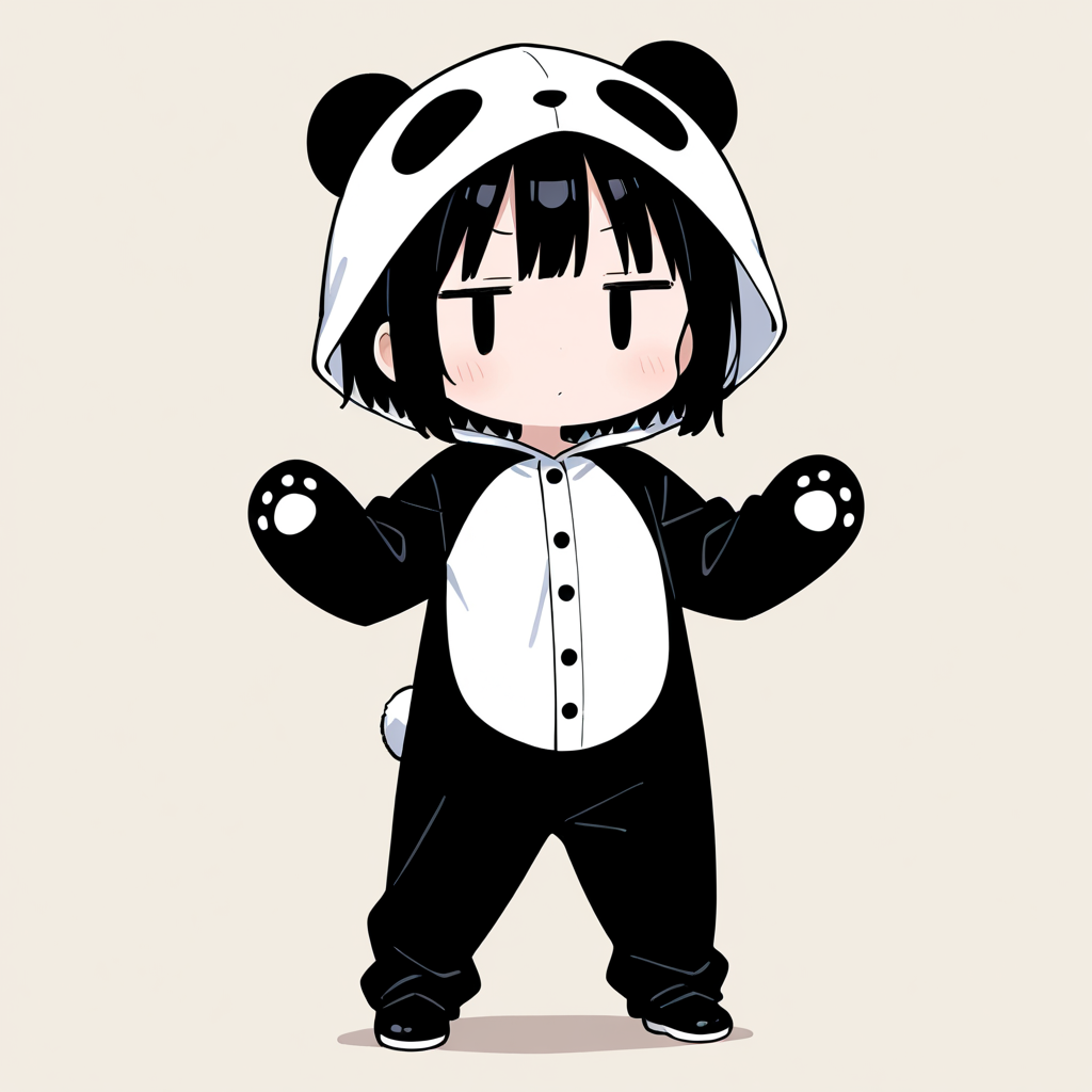 着ぐるみ着せ替え（ジャイアントパンダ）