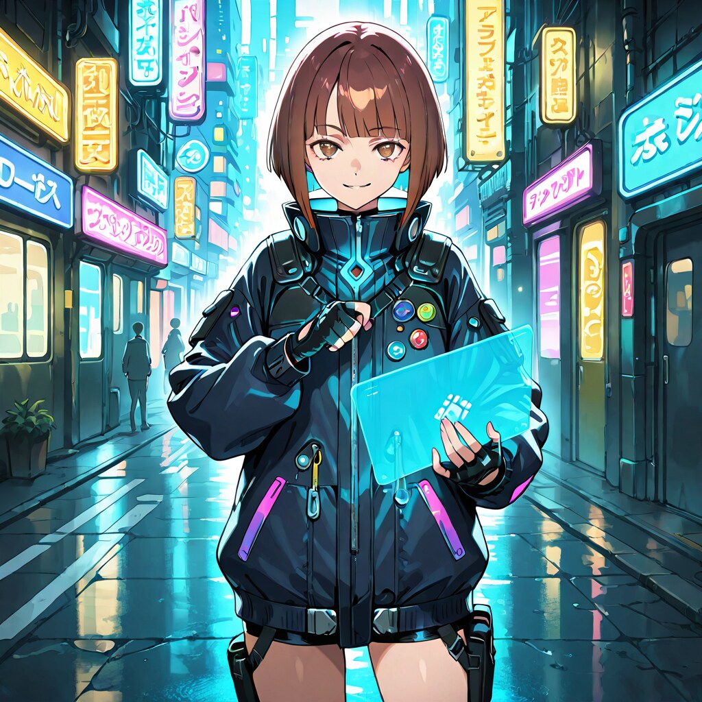 ネオンの街 | の人気AIイラスト・グラビア