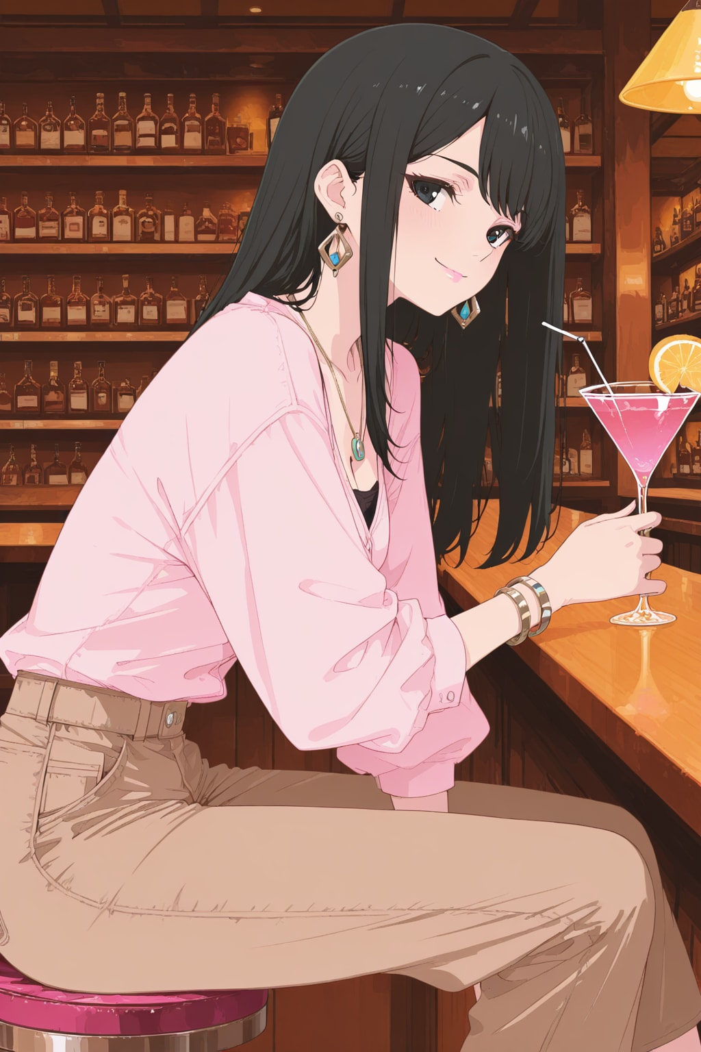 woman at bar 20