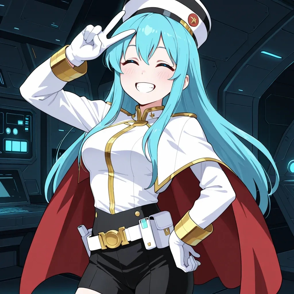 私が艦長で～す♪ぶいっ！な人