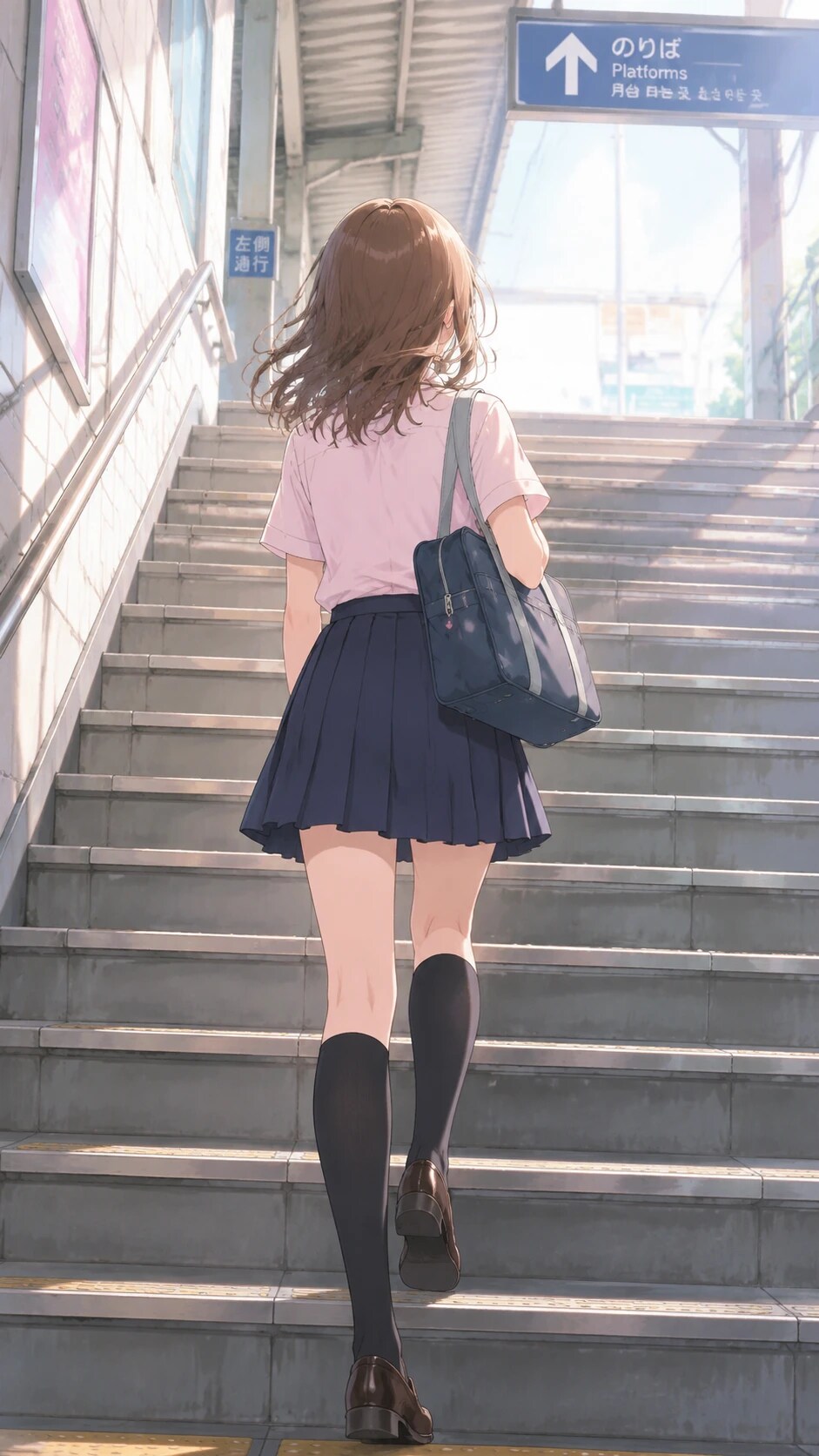 『駅で見た女の子』 | の人気AIイラスト・グラビア