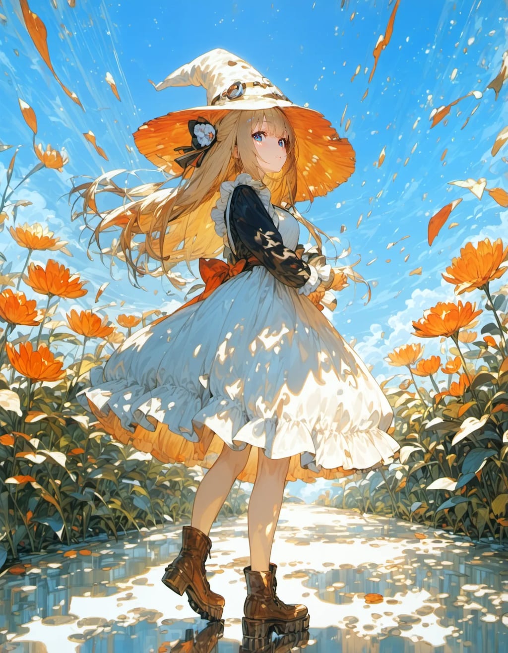 A Dress That Carries the Wind