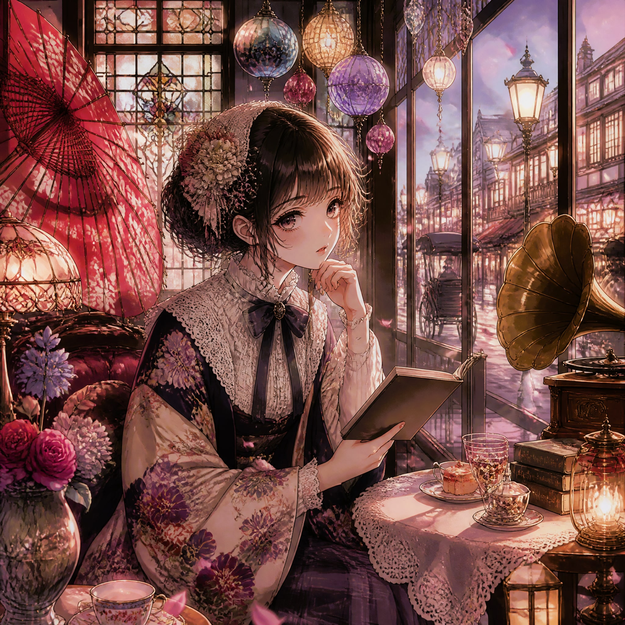 西洋喫茶でロマンスを