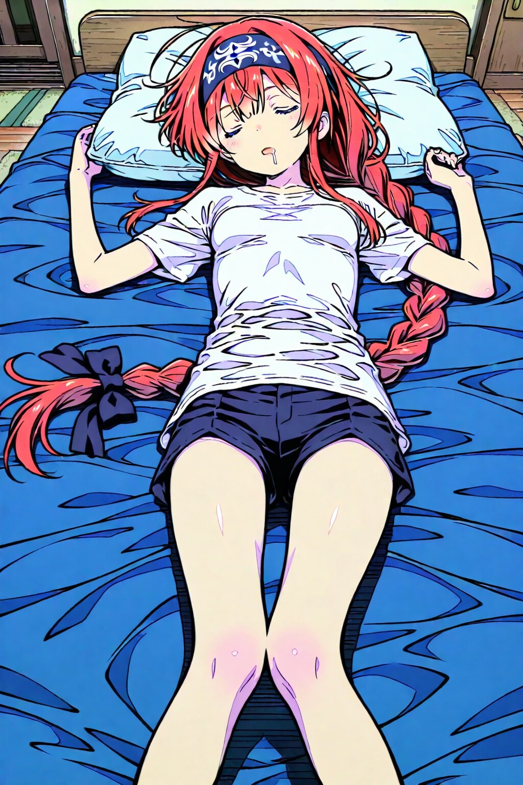 お部屋でお昼寝小織くん