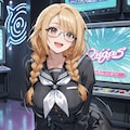 女体化眼鏡三つ編み好きのあるごす 4枚目