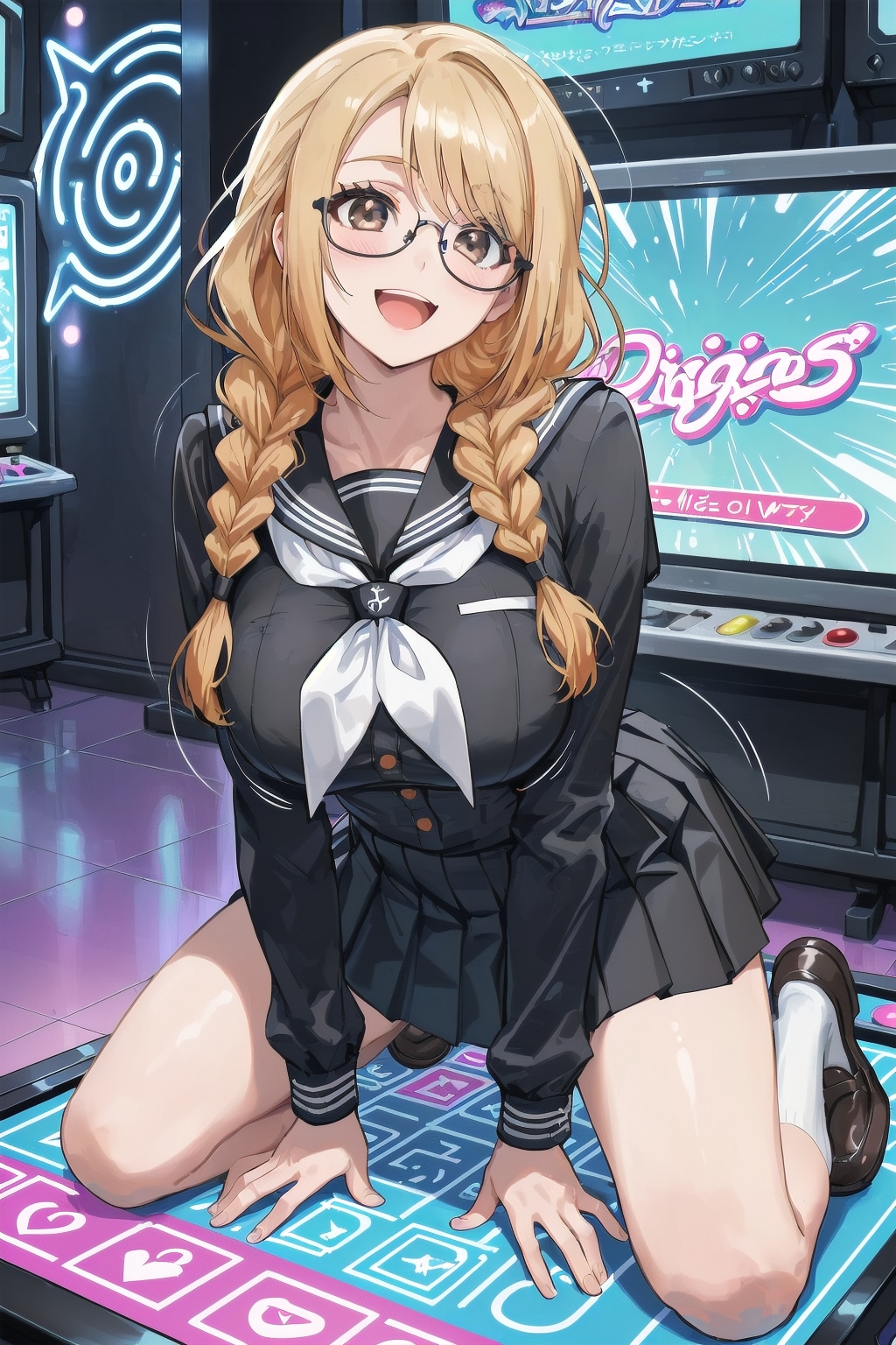 女体化眼鏡三つ編み好きのあるごす