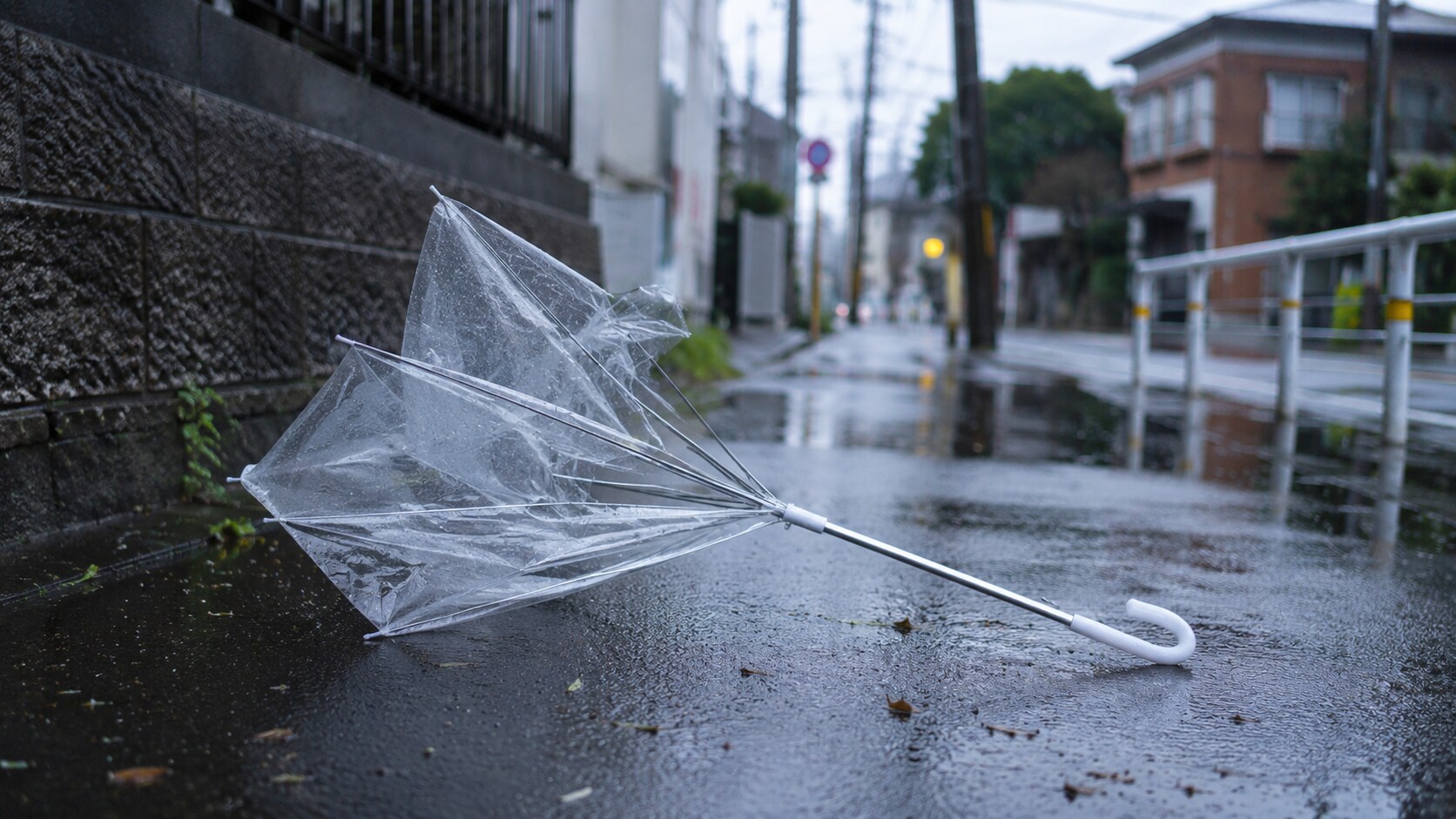 強風の日あるある