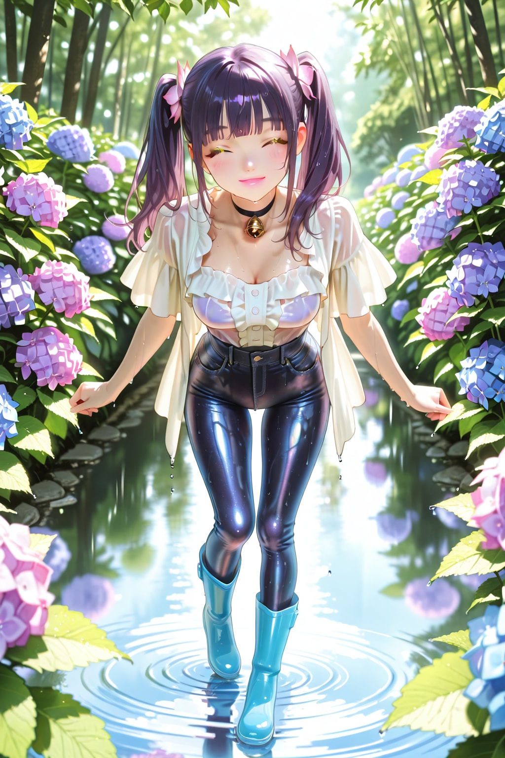 うわぁ～❤️美希ちゃんが教えてくれた紫陽花がたくさん咲いてる場所ですね❤️