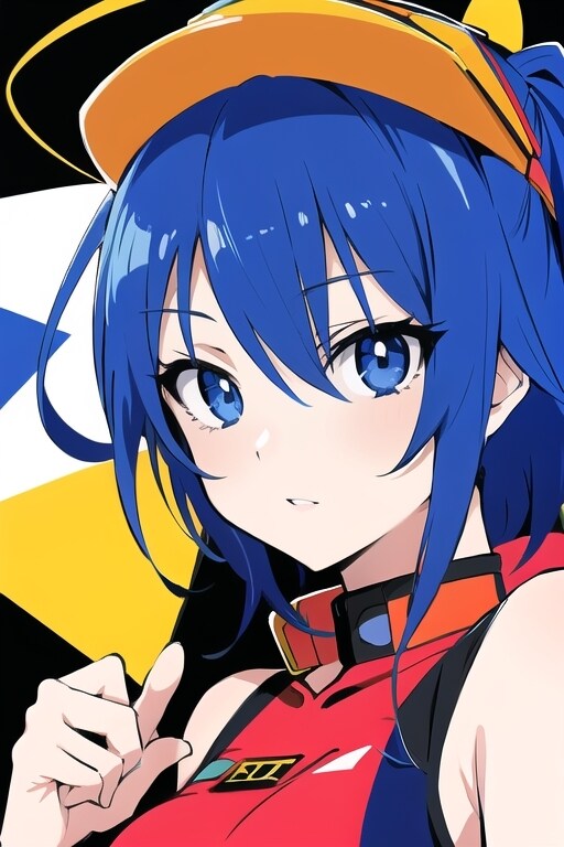 青髪青眼娘 | の人気AIイラスト・グラビア