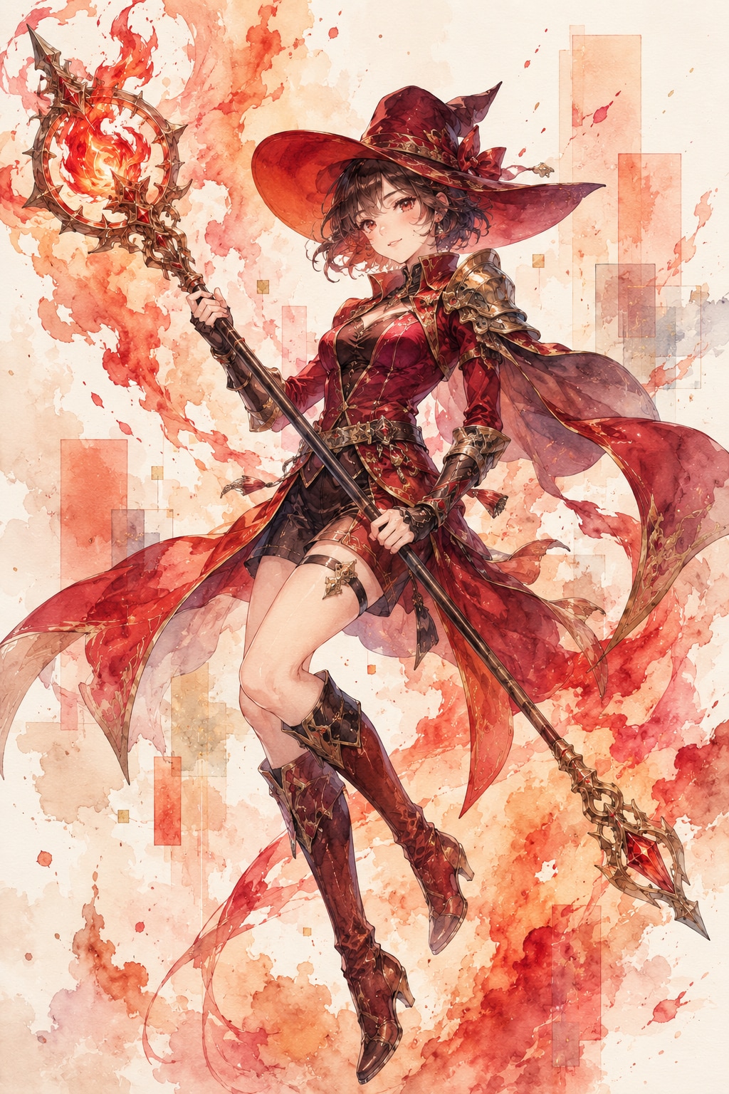 水彩風ファンタジー９職